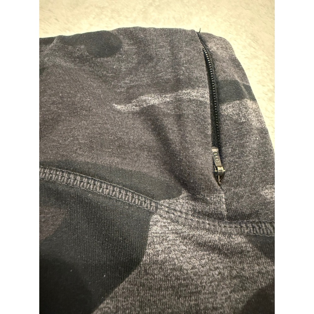 Tuff Athletics Leggings Charcoal Grey Black Camouflage Activewear Yoga Pants Med - Picture 8 of 8
